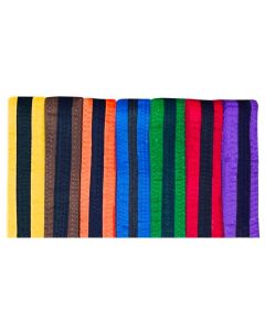 Cimac Black Striped Belts