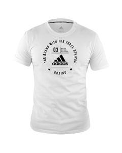 adidas Boxing T-Shirt - WHITE MEDIUM ONLY