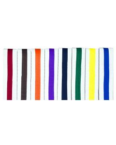 Cimac Striped White Belts