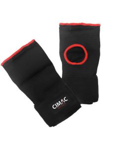 Cimac Padded Inner Gloves - Black/Red