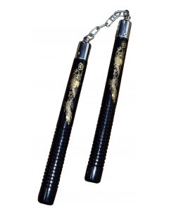 Gold Dragon Nunchaku